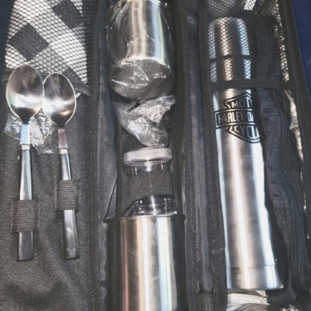 Harley Davidson Roast 'N' Roll Thermos Ser